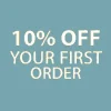 10% Off First Order - Blue